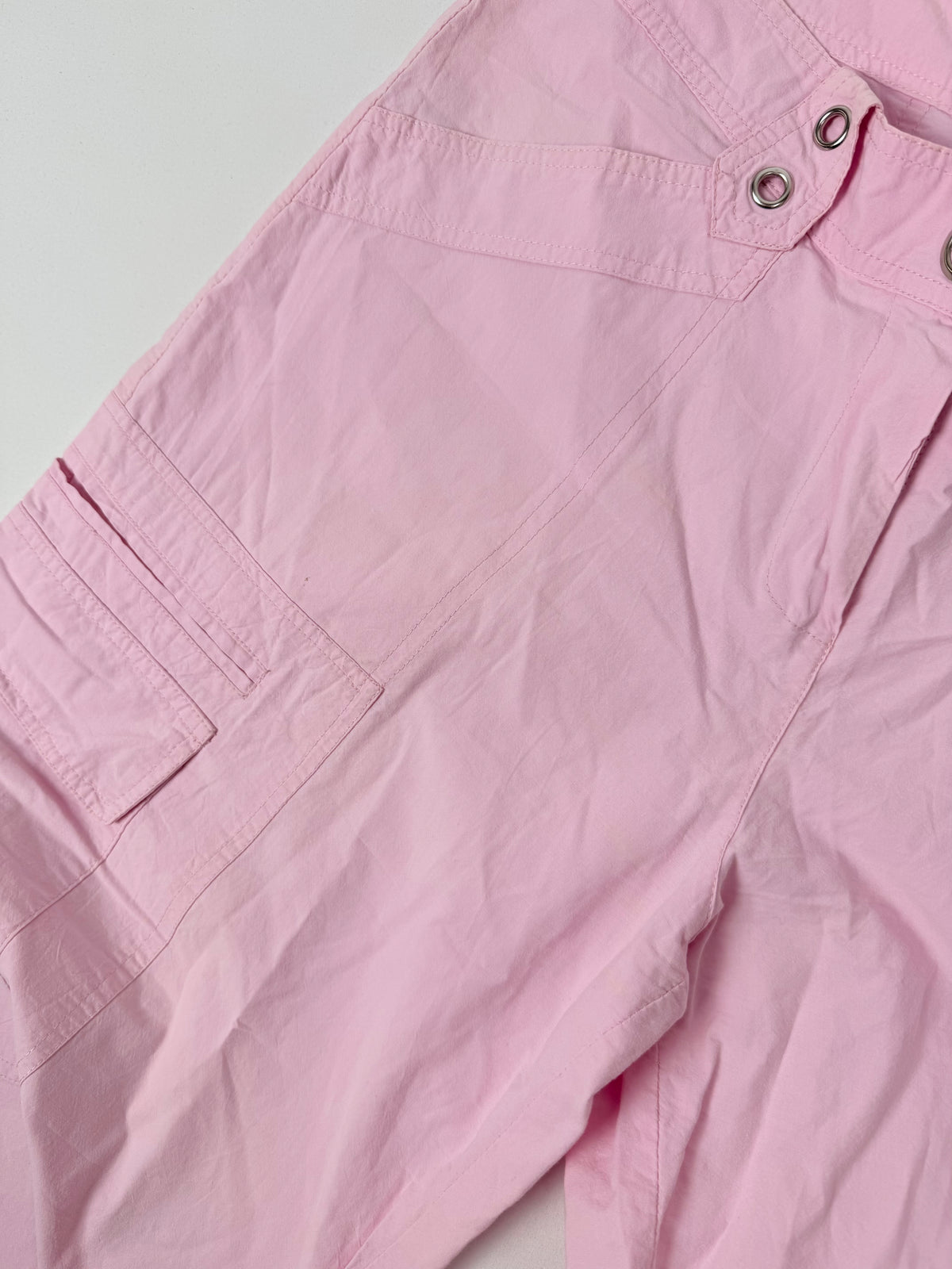 Pink baggy capri pants (L)