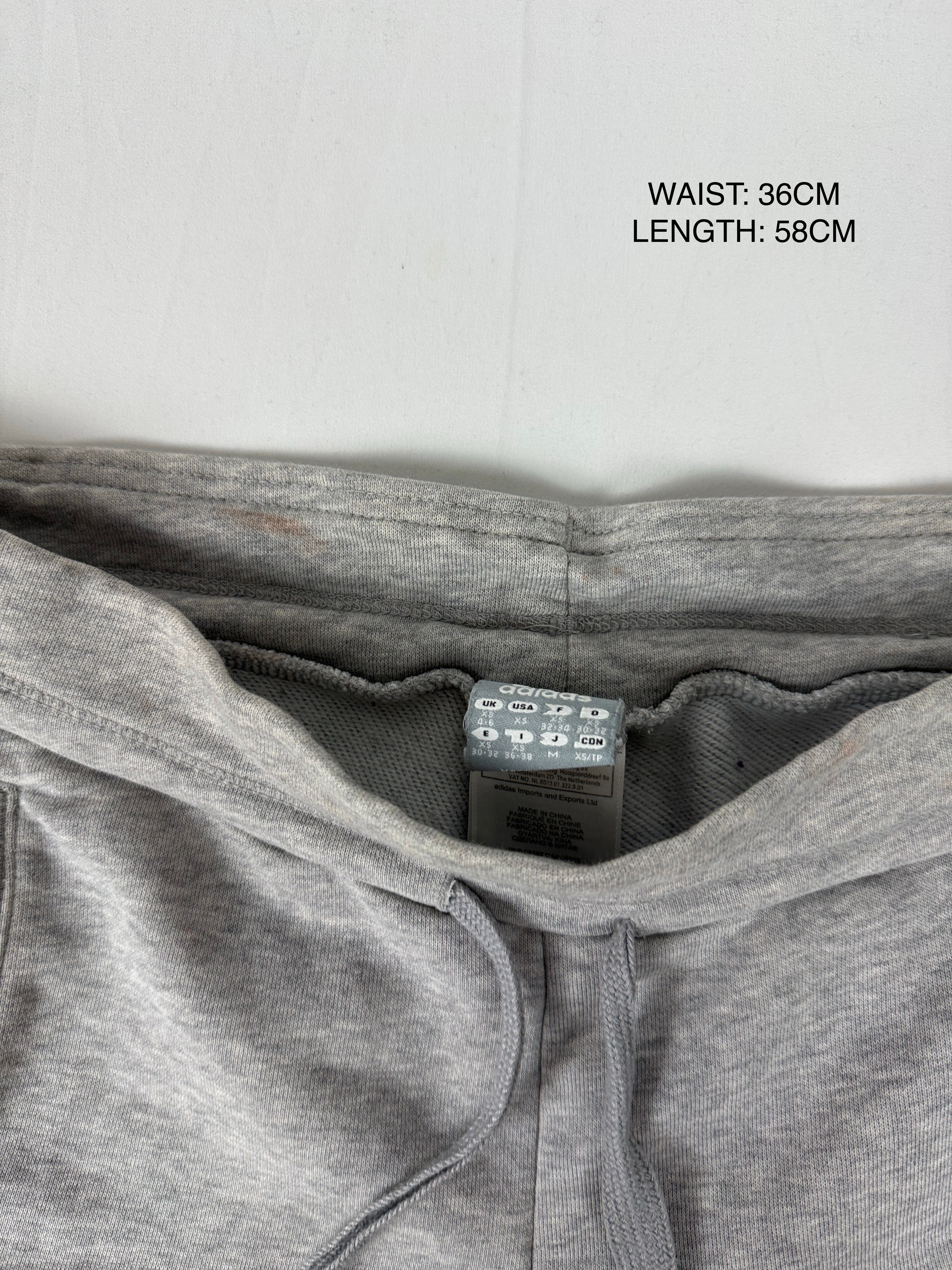 Grey & purple low waist capri joggers pants (XS/S)