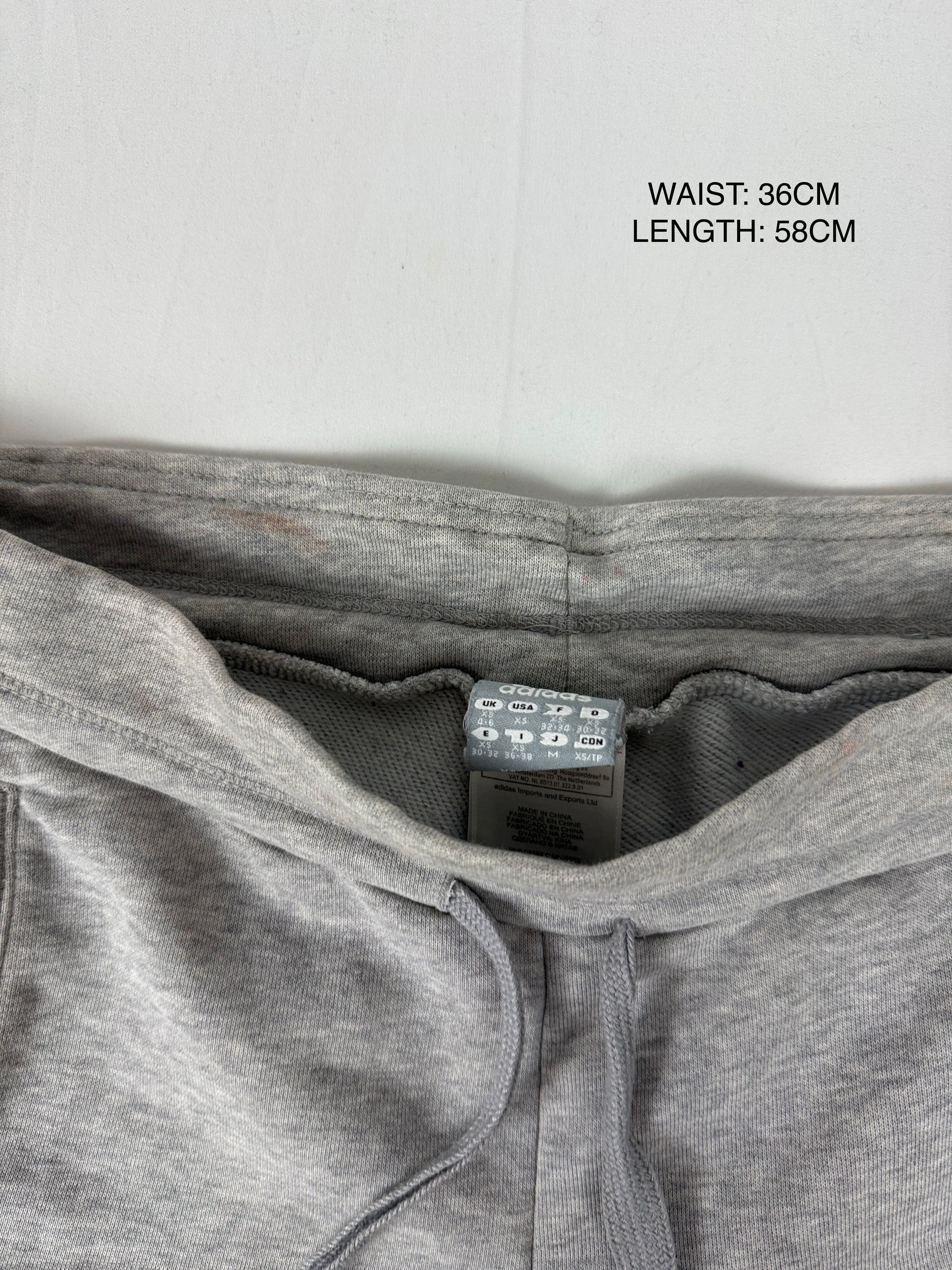 Grey & purple low waist capri joggers pants (XS/S)