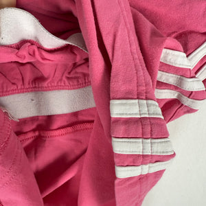 Pink activewear cotton top with inside bra (M/L)