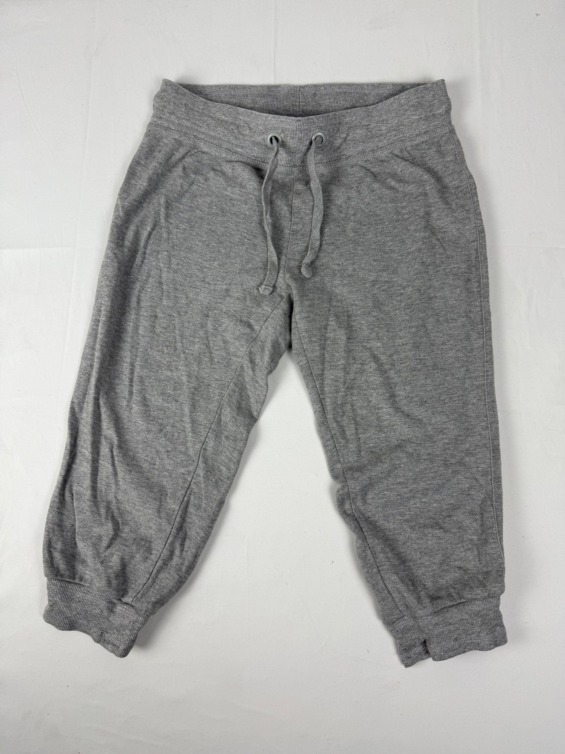 Grey cotton low rise capri pants (XS/S)