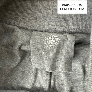 Grey cotton low rise capri pants (XS/S)