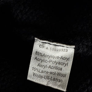 Black short sleeves hooded cardigan jumper (XS)