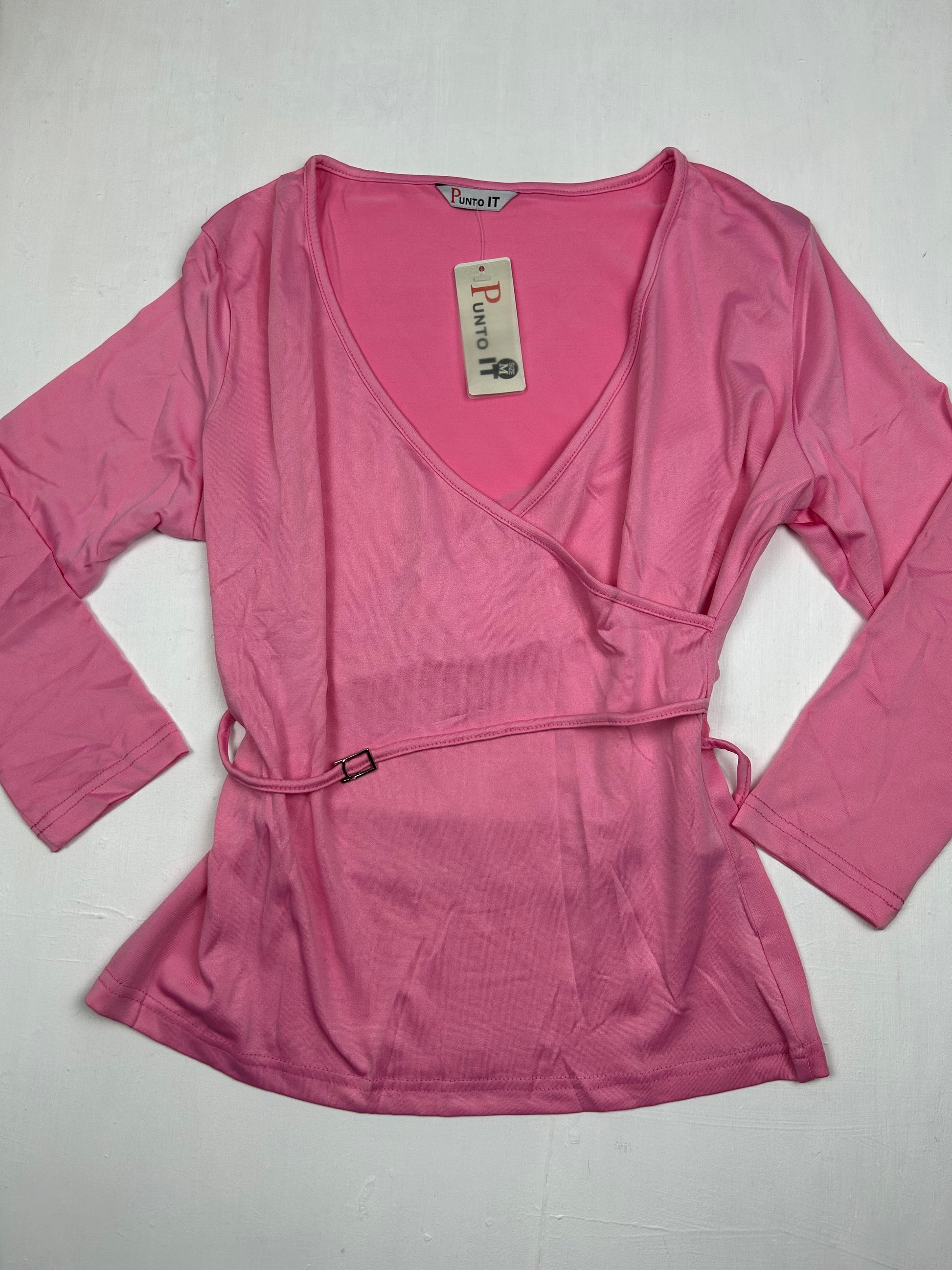 Pink brand new long sleeves top (M/L)