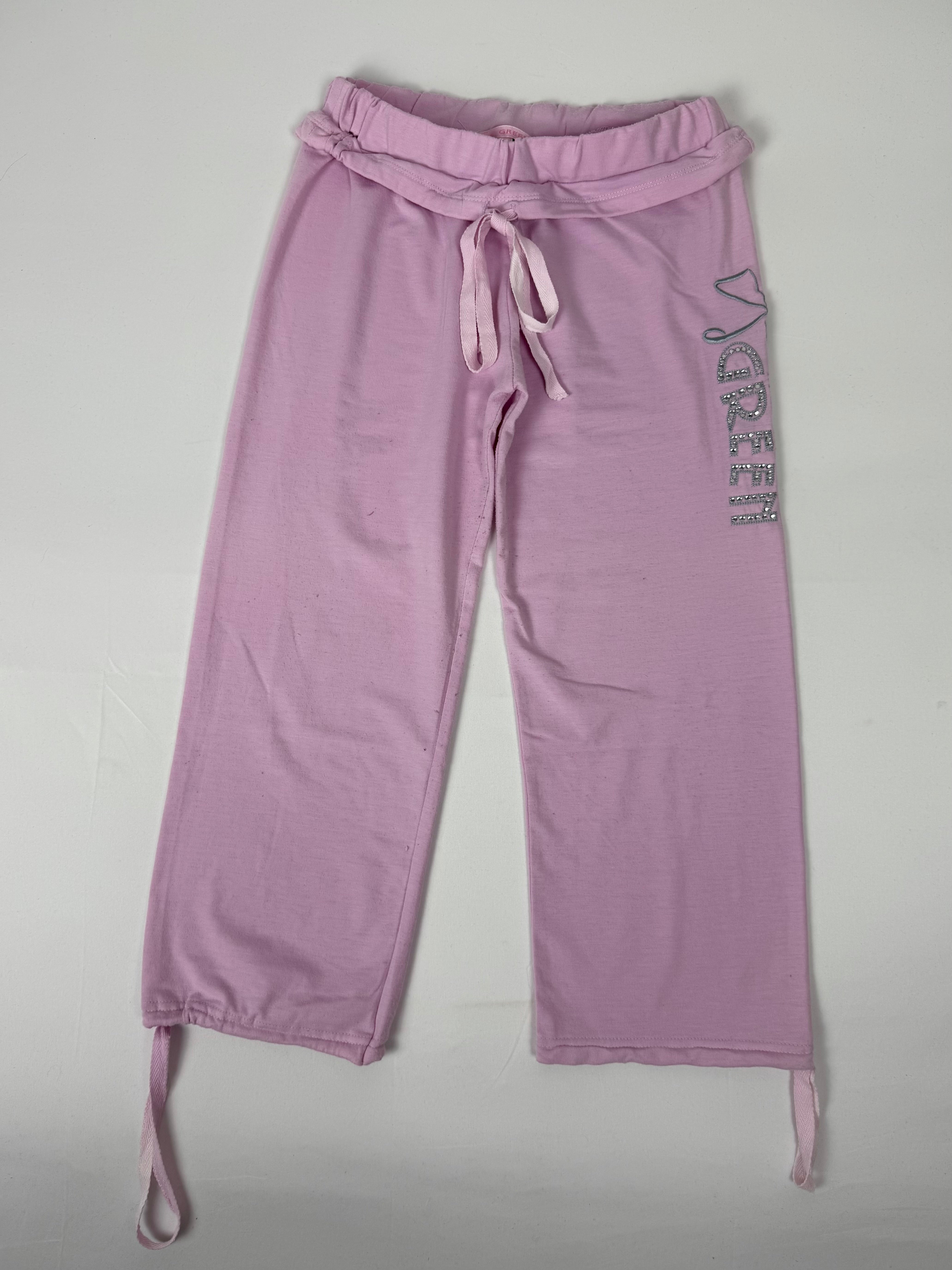 Pink activewear capri pants (S)