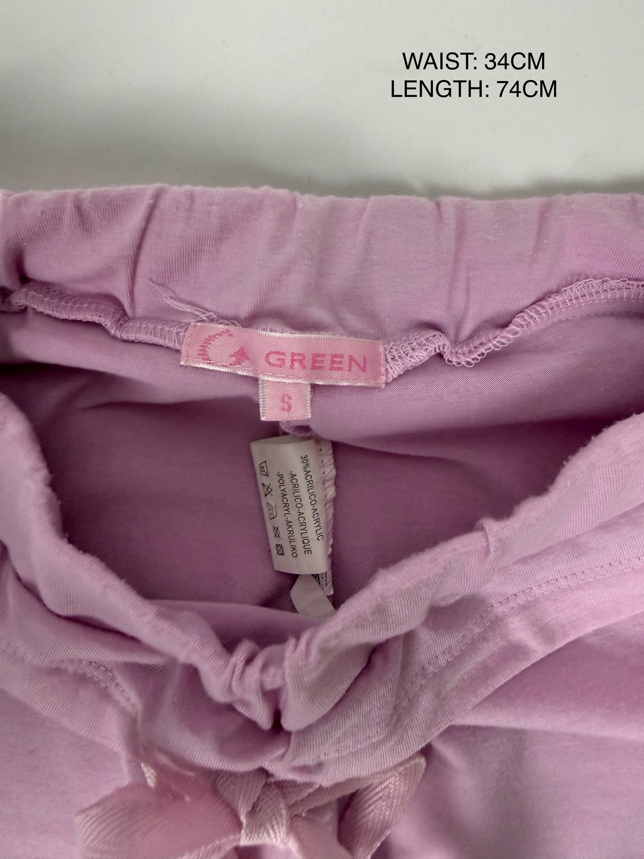 Pink activewear capri pants (S)
