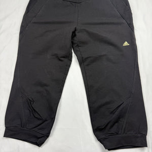 Black low waist capri joggers (S/M)