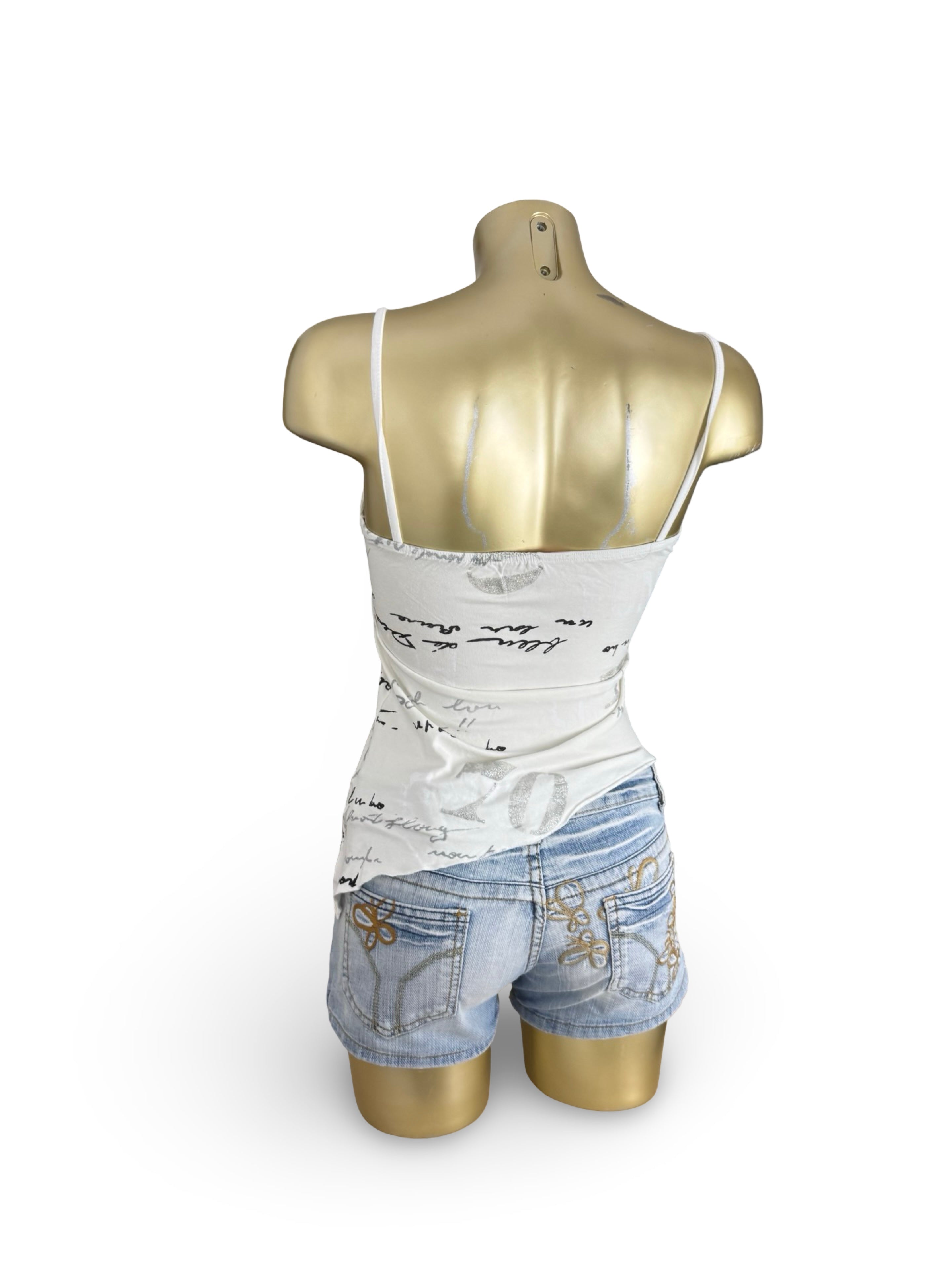 Asymmetric cotton top (M)