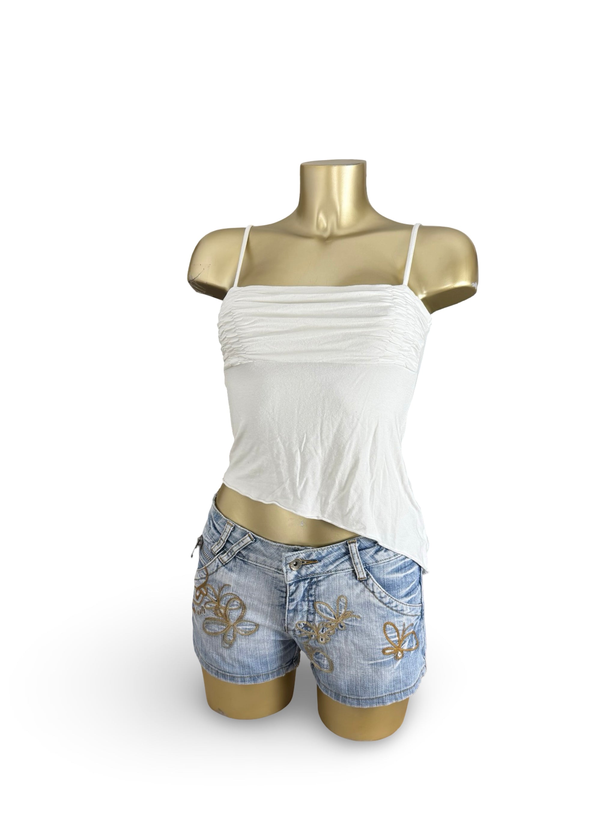 Asymmetric cotton top (M)