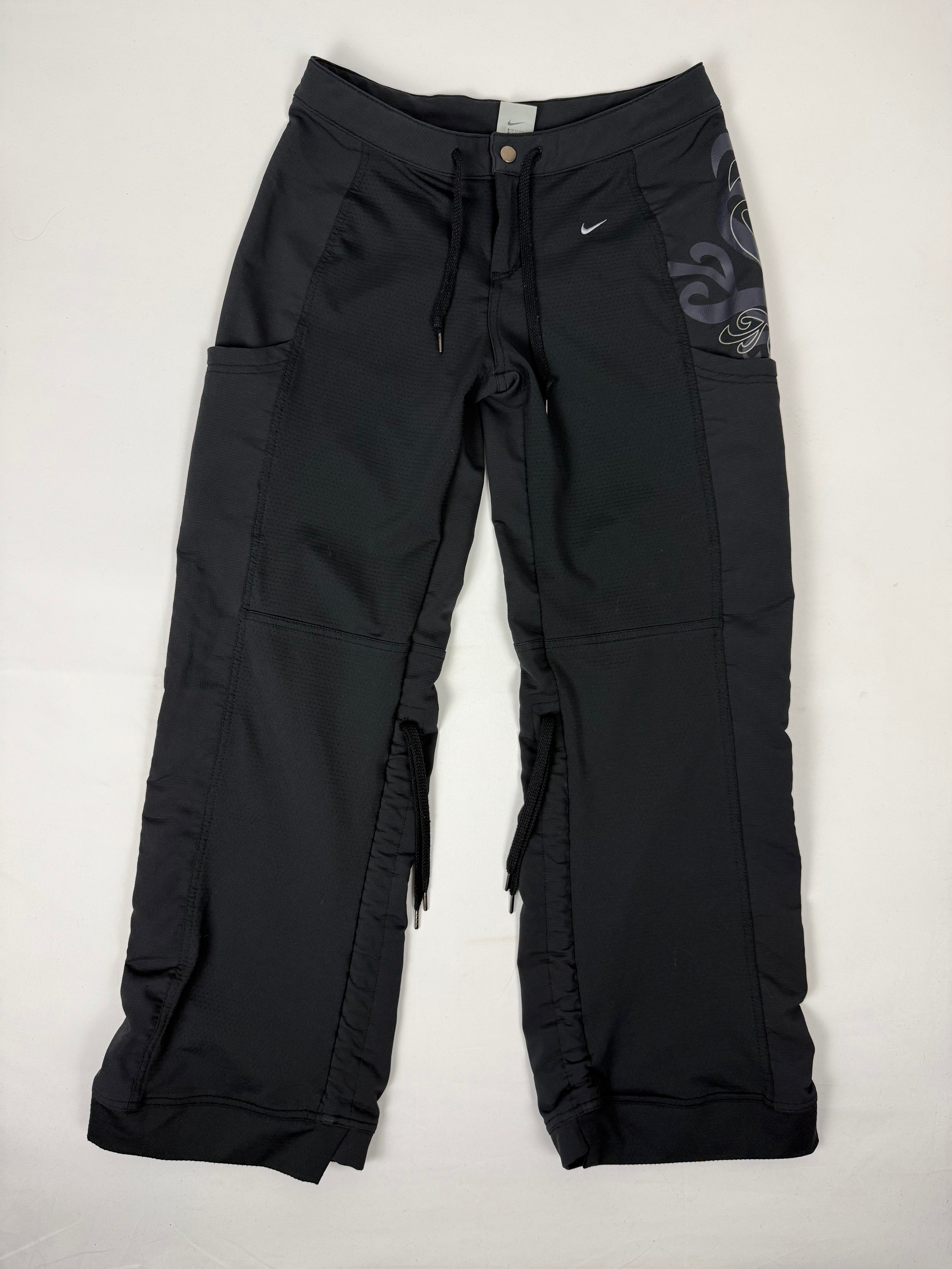 Black 2 in 1 activewear pants (M)