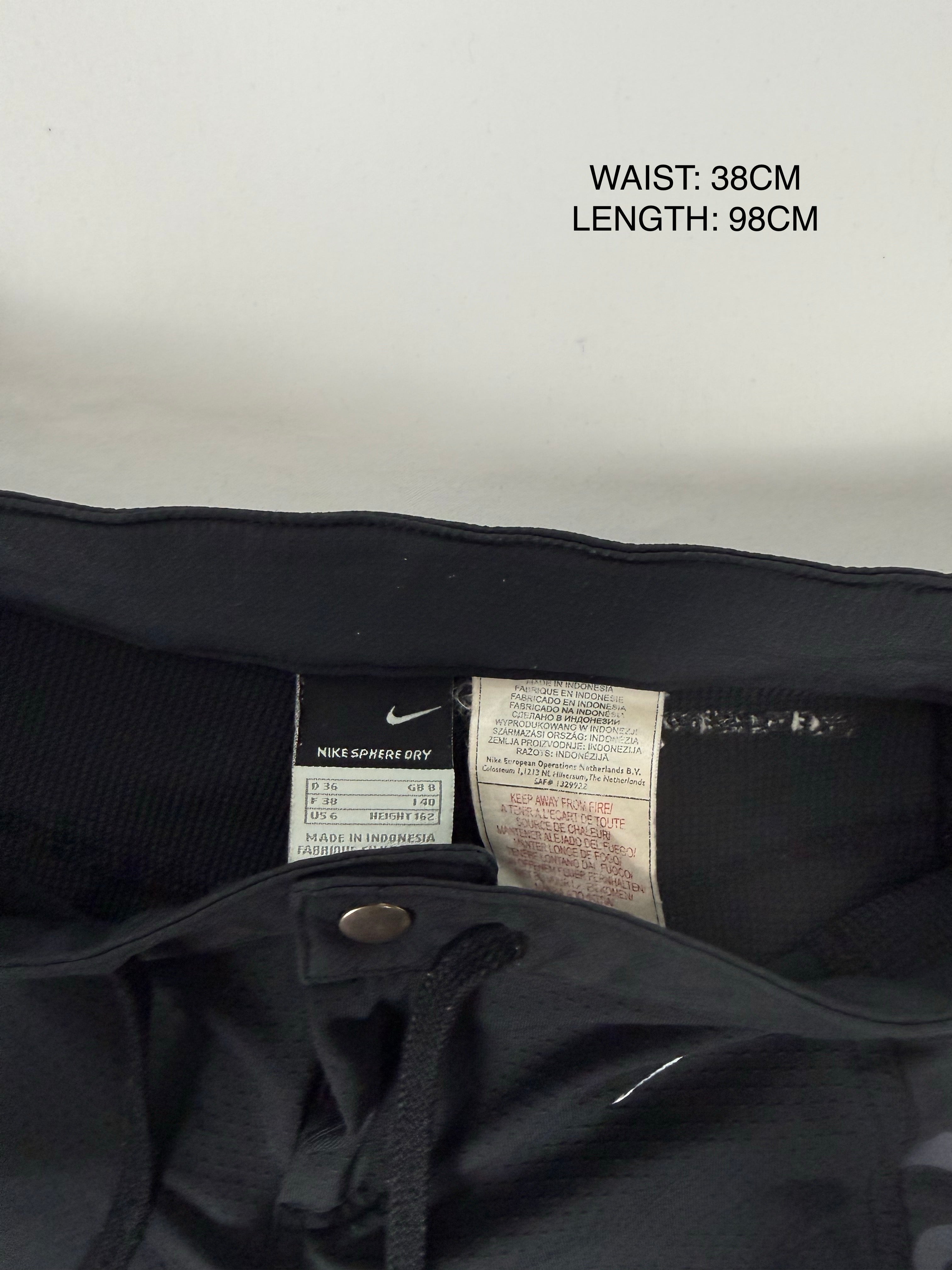 Black 2 in 1 activewear pants (M)