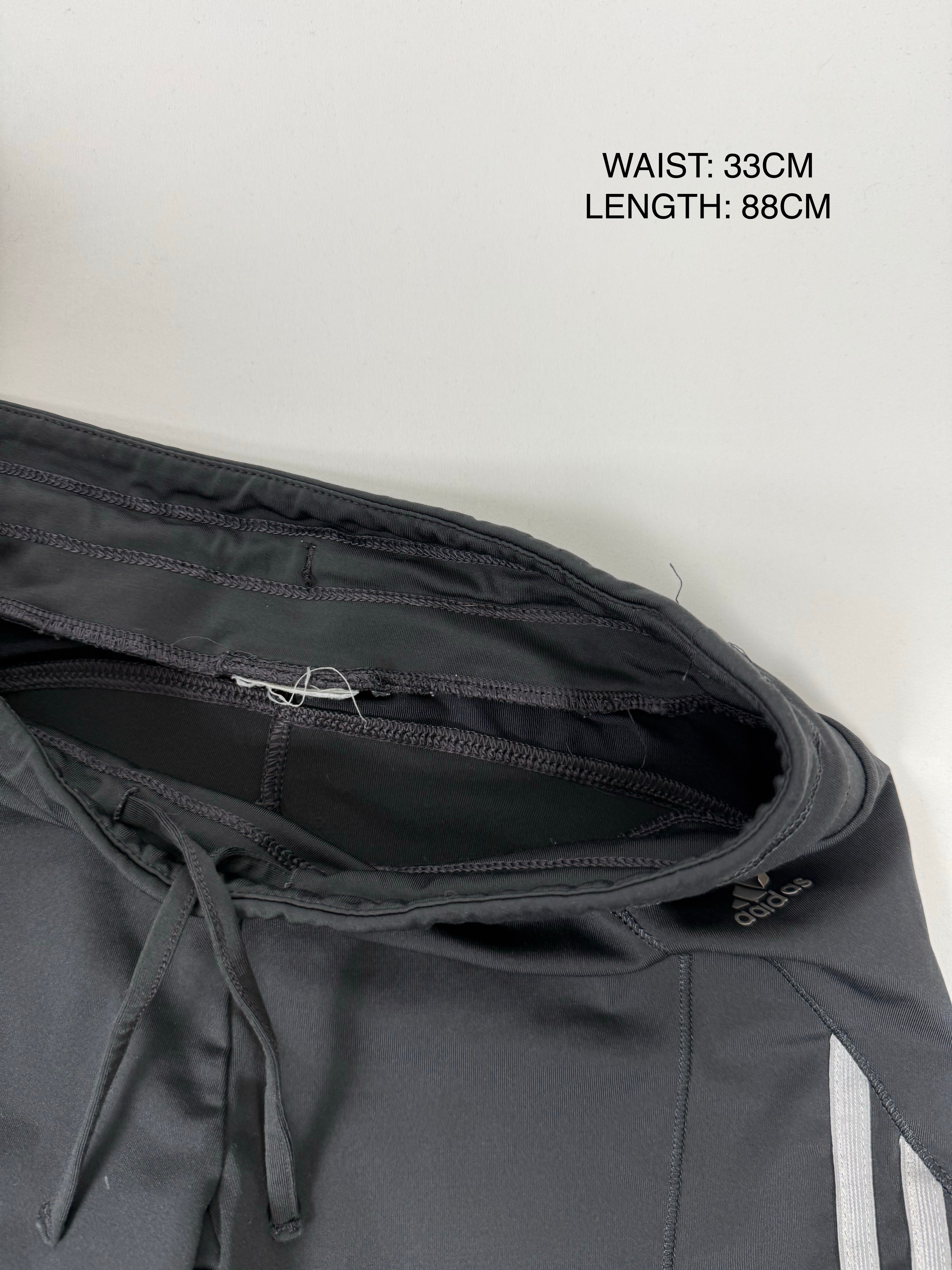 Grey low rise capri pants (S)