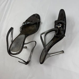 Black rhinestones heels (37)