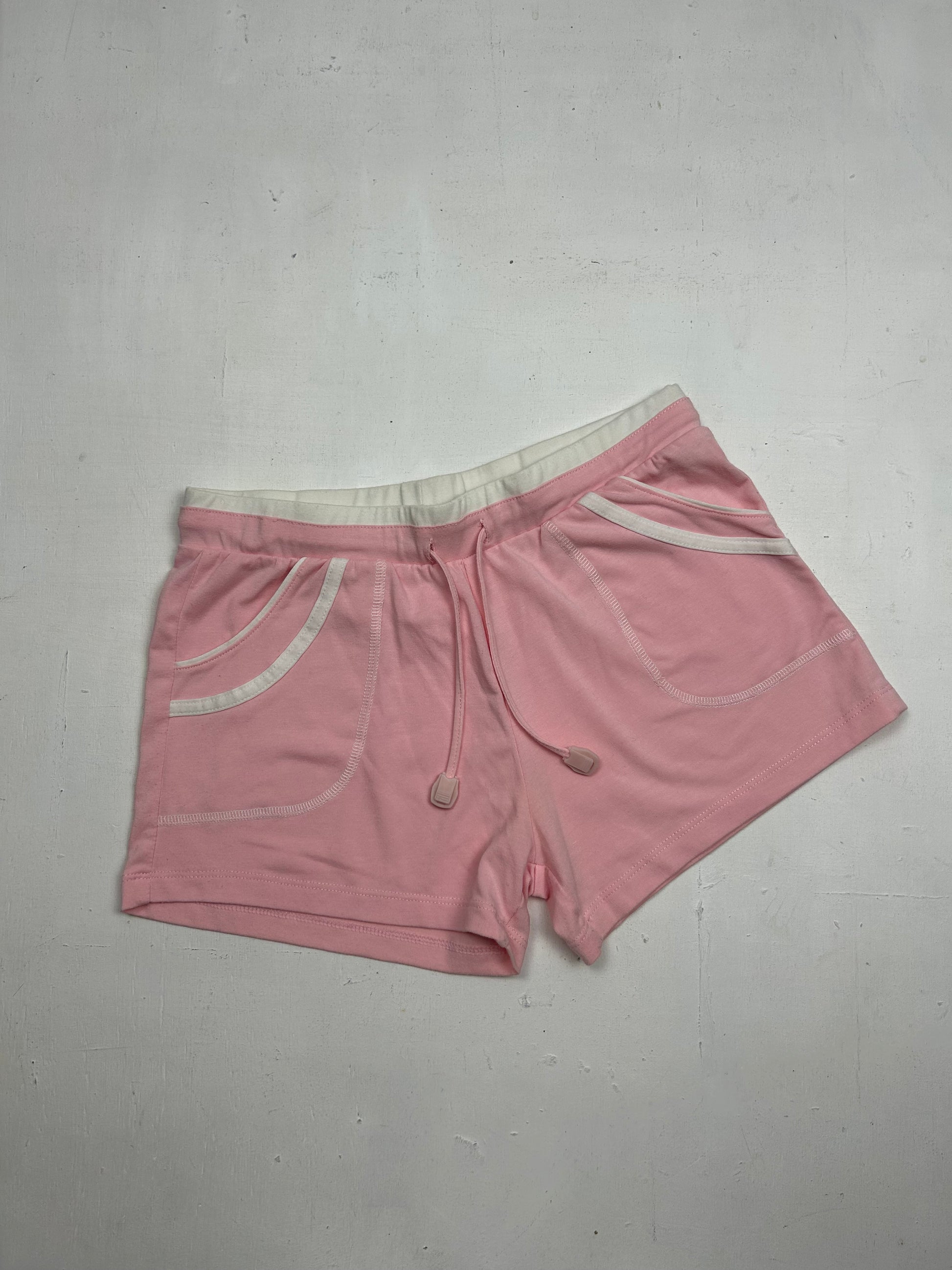 Baby pink cotton low rise mini short (S/M)