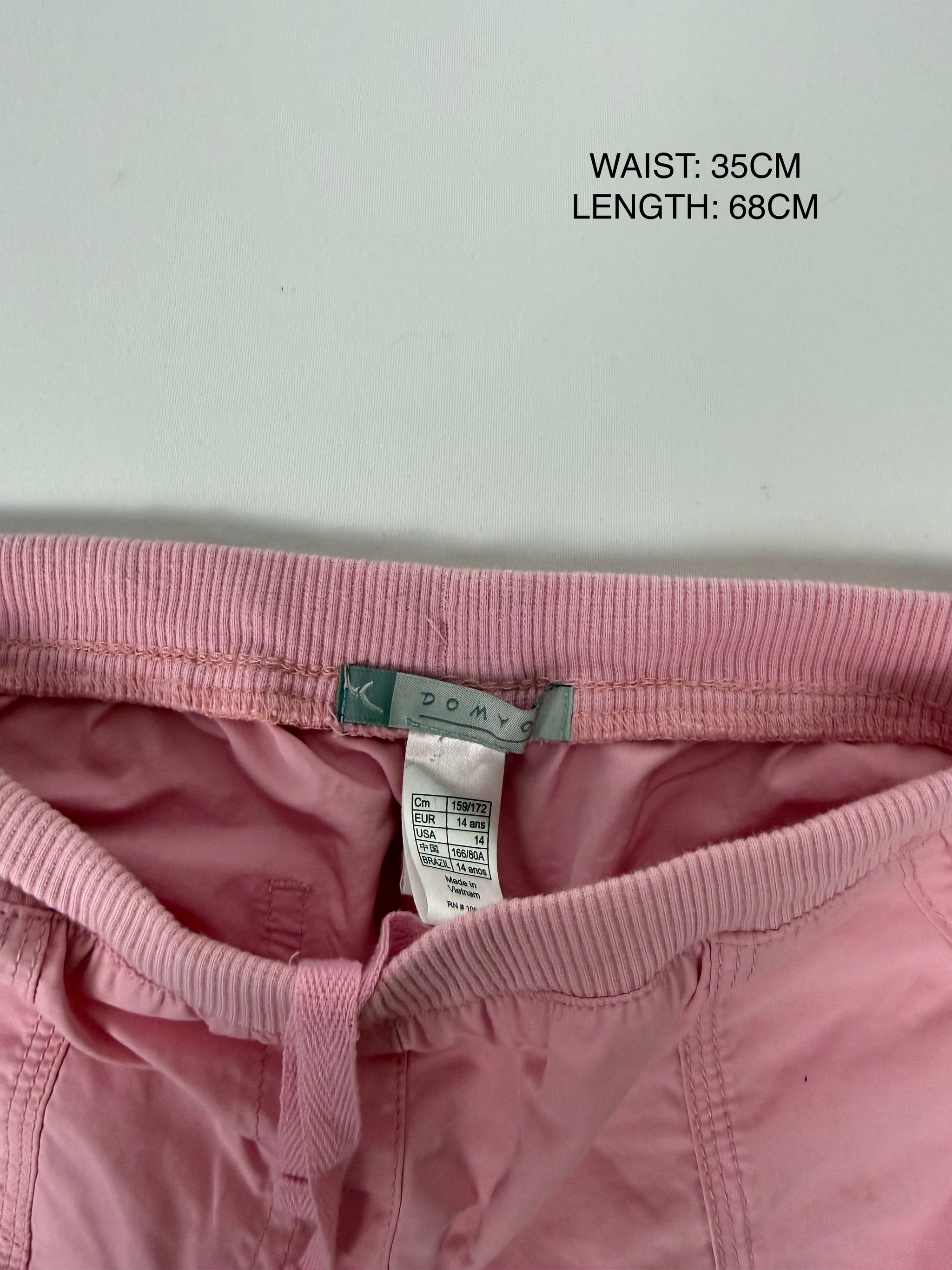 Pink activewear capri pants (XS)