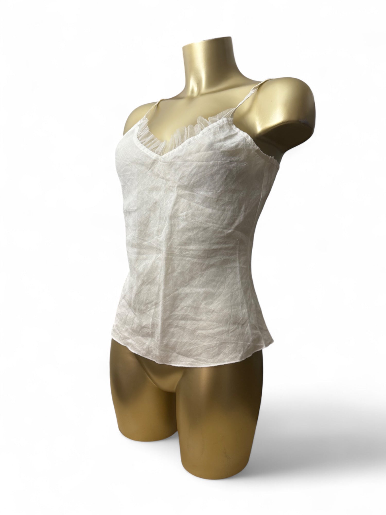 White linen cami top (M/L)