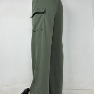 Khaki cargo joggers pants (S/M)