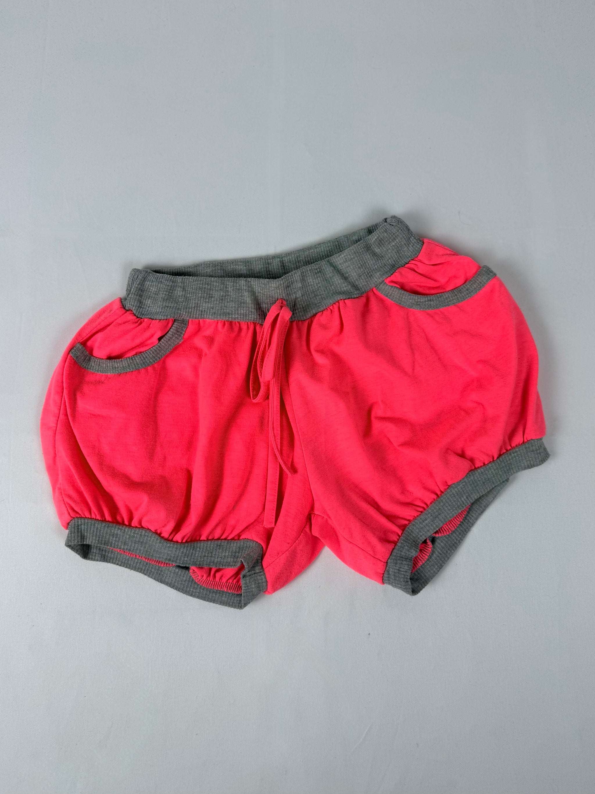Orange neon low rise mini short (S)