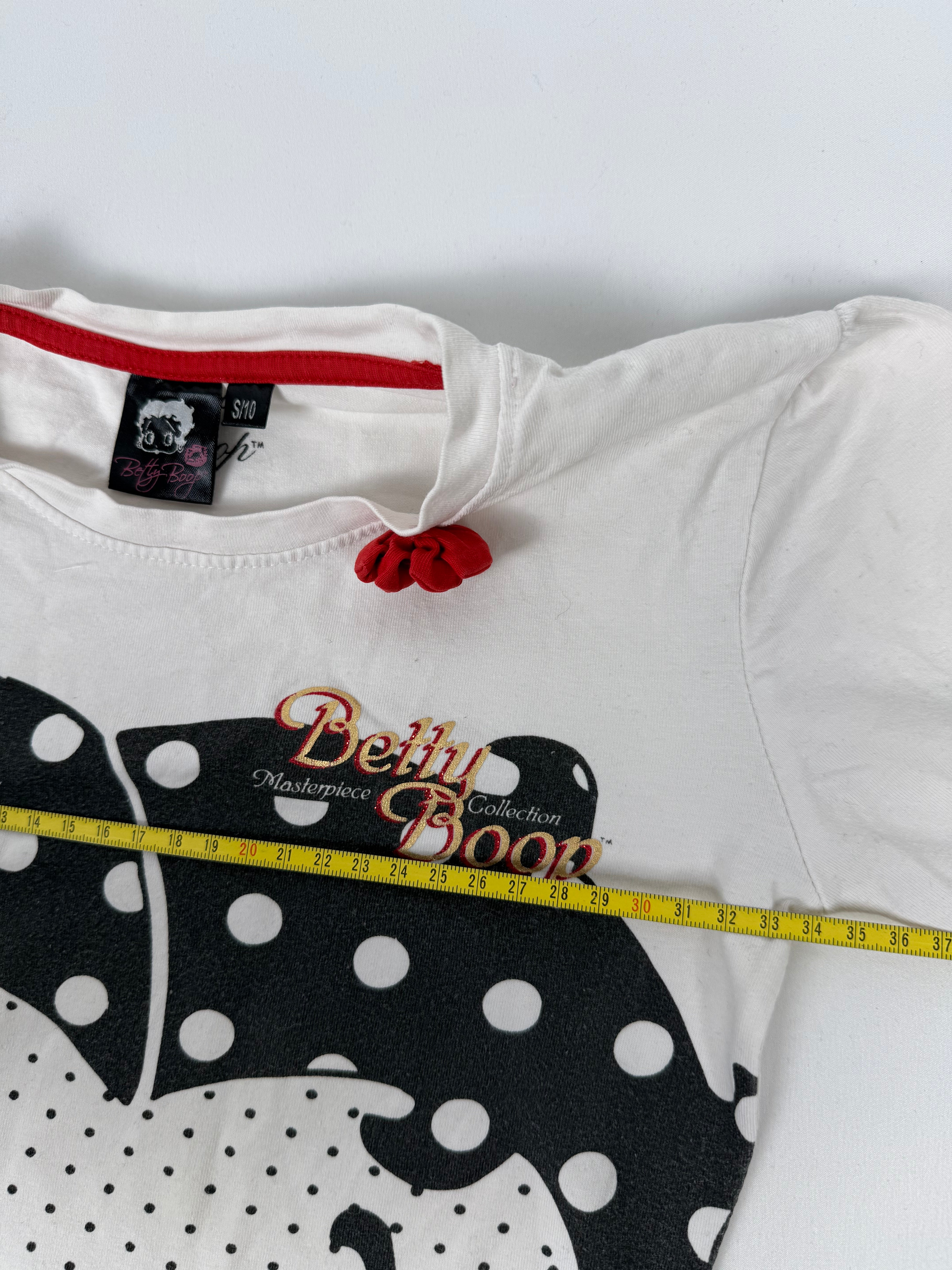 White graphic long sleeves top (XS)