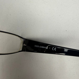Black rhinestones logo 2000s office siren glasses (with prescription)