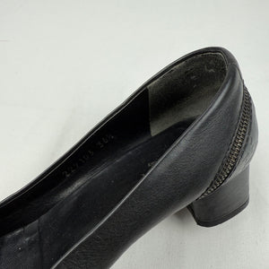Black monogram ballet flat (36.5)