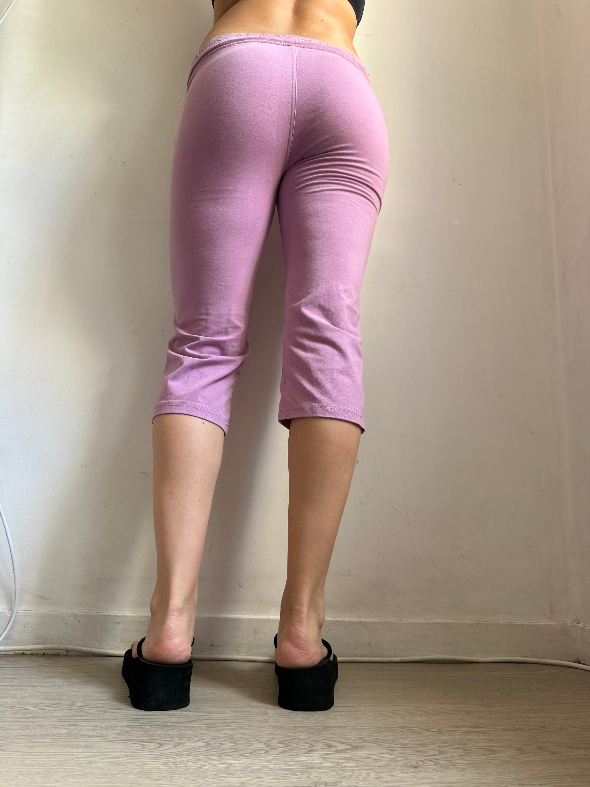 Pink activewear capri pants (S)