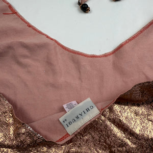 Baby pink shinning halter top (M)