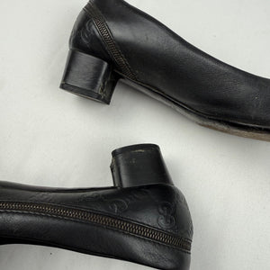 Black monogram ballet flat (36.5)