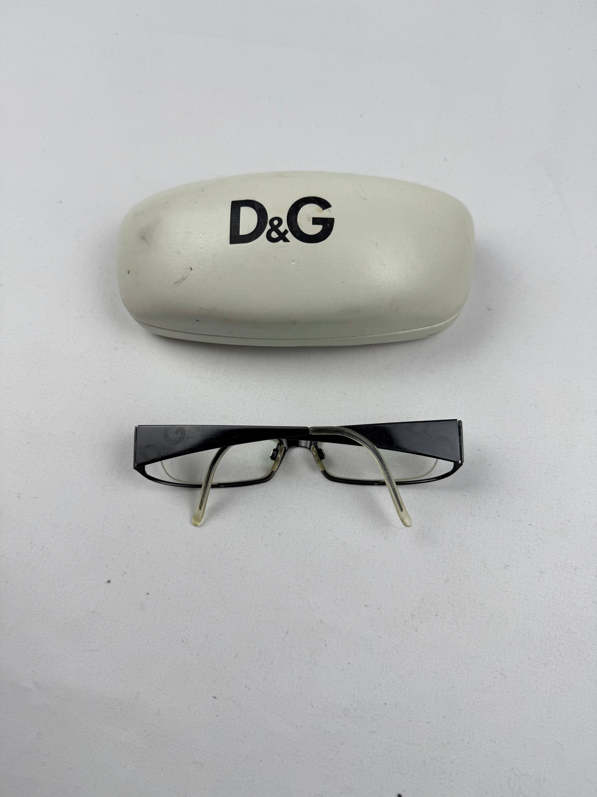 Black logo 2000s office glasses (no prescription)