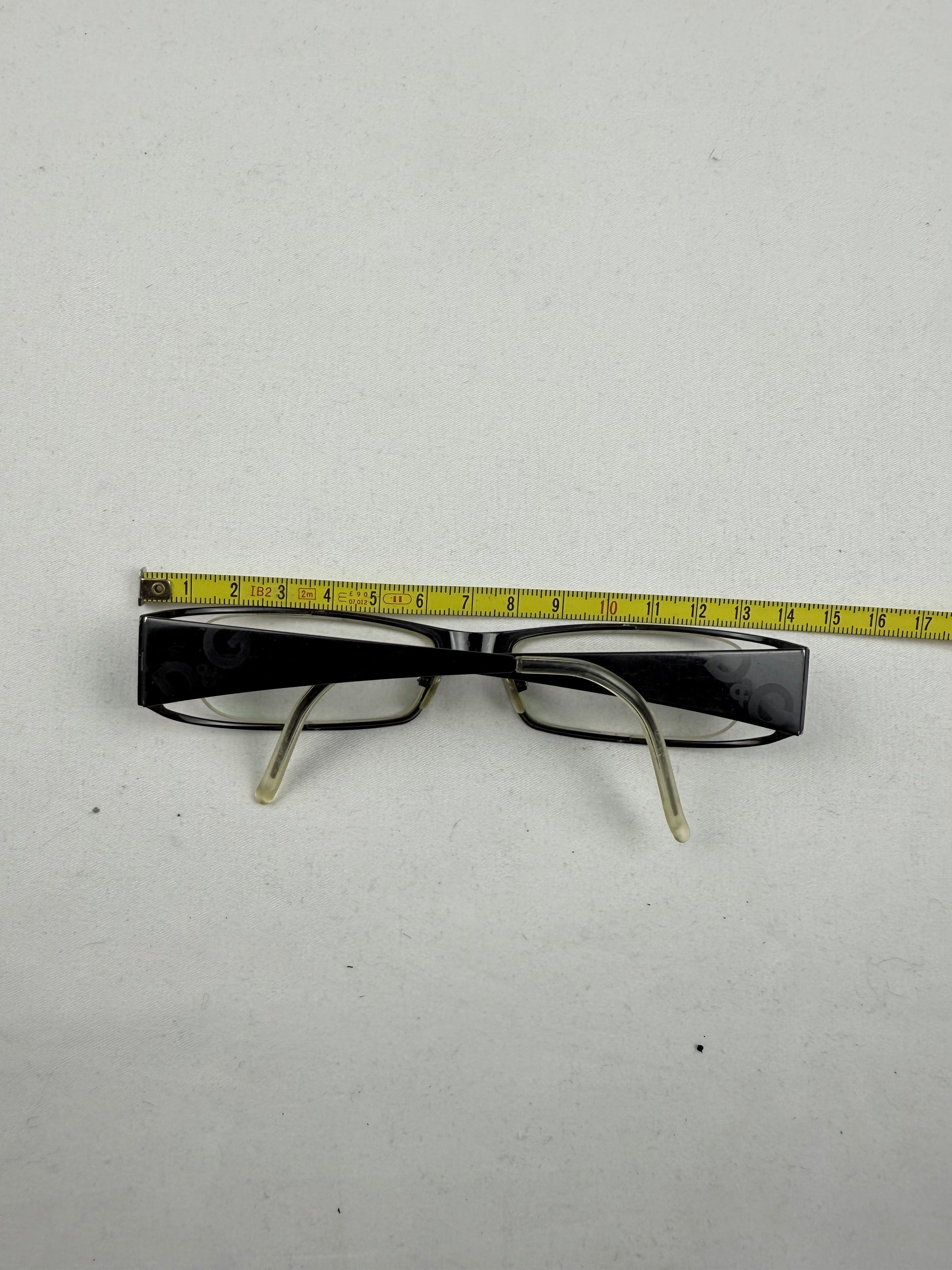 Black logo 2000s office glasses (no prescription)