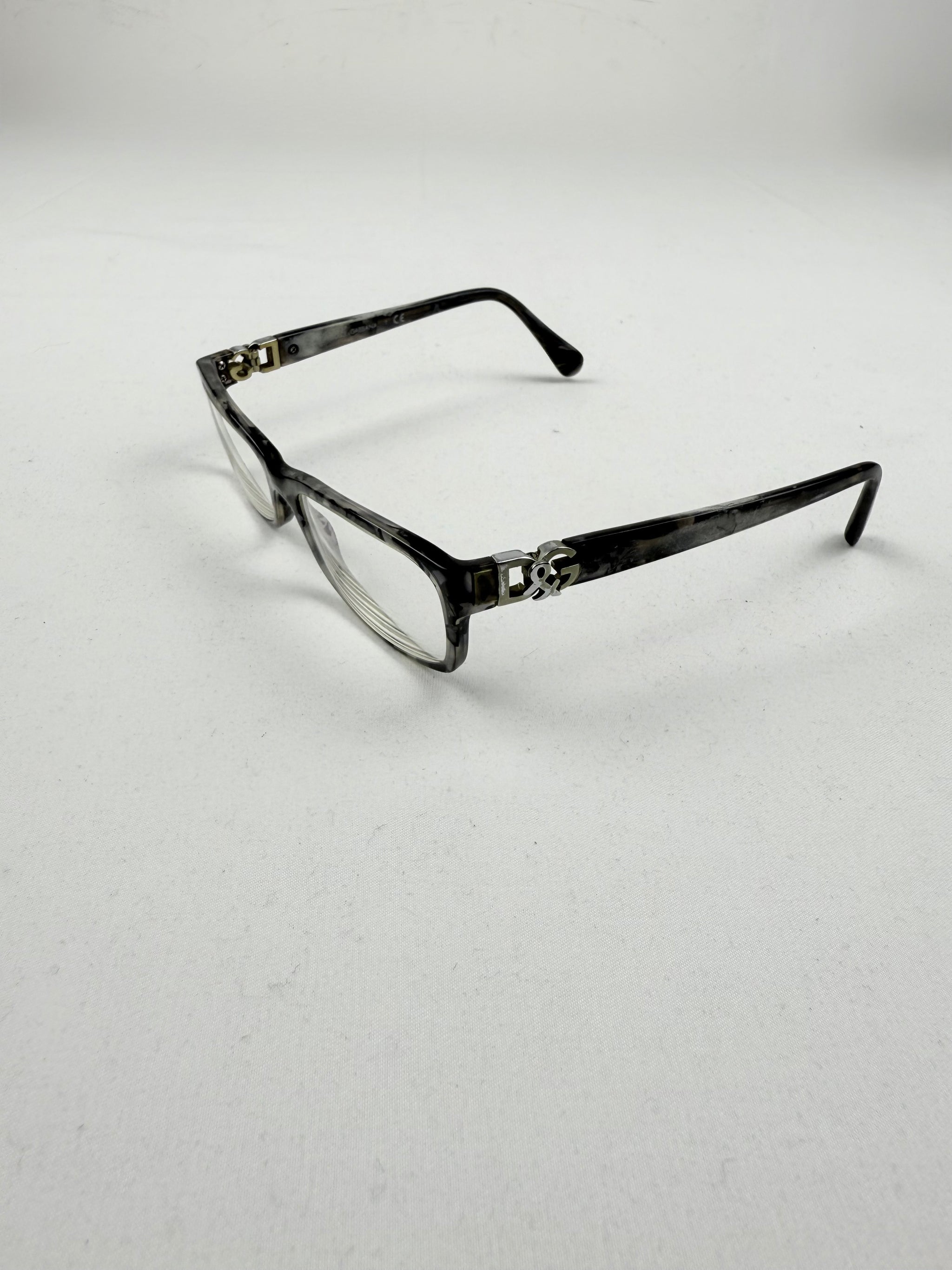 Grey 2000s office glasses (with prescription)