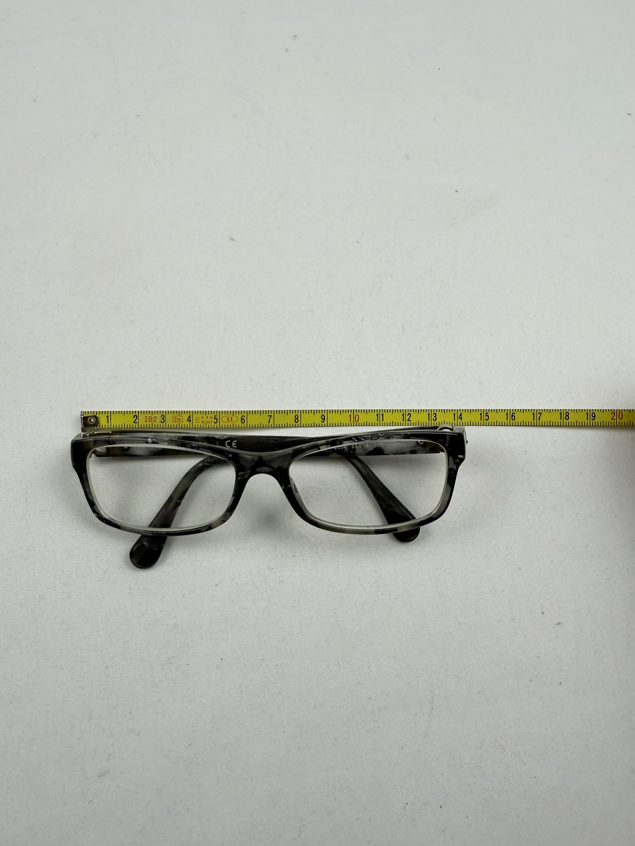 Grey 2000s office glasses (with prescription)