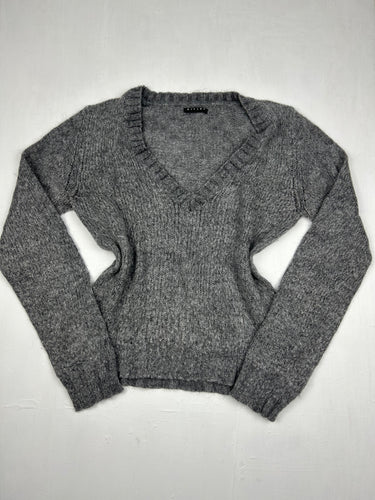 Grey V neck  jumper (S/M)