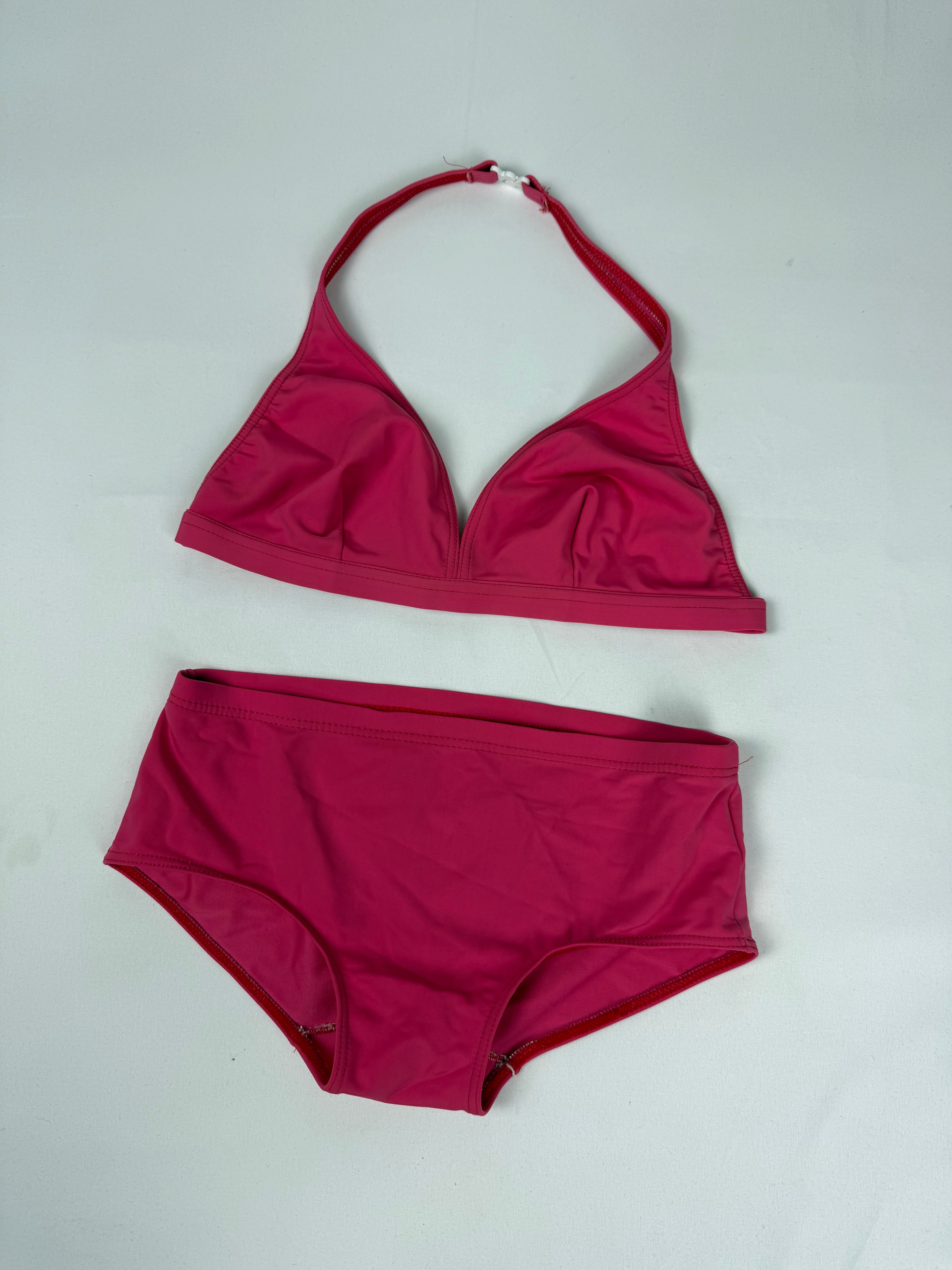 Pink low rise shorty bikini set (S/M)