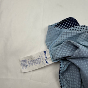 Blue lycra backless body swimsuit (S)