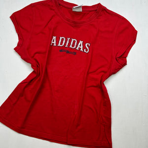 Red logo 100% cotton tee (L)