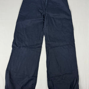 Navy low rise baggy pants (S)