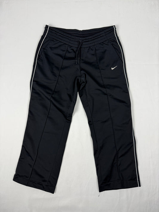 Black low rise joggers capri pants (S)