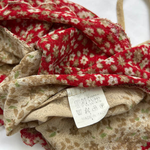 Beige floral cami top (S)