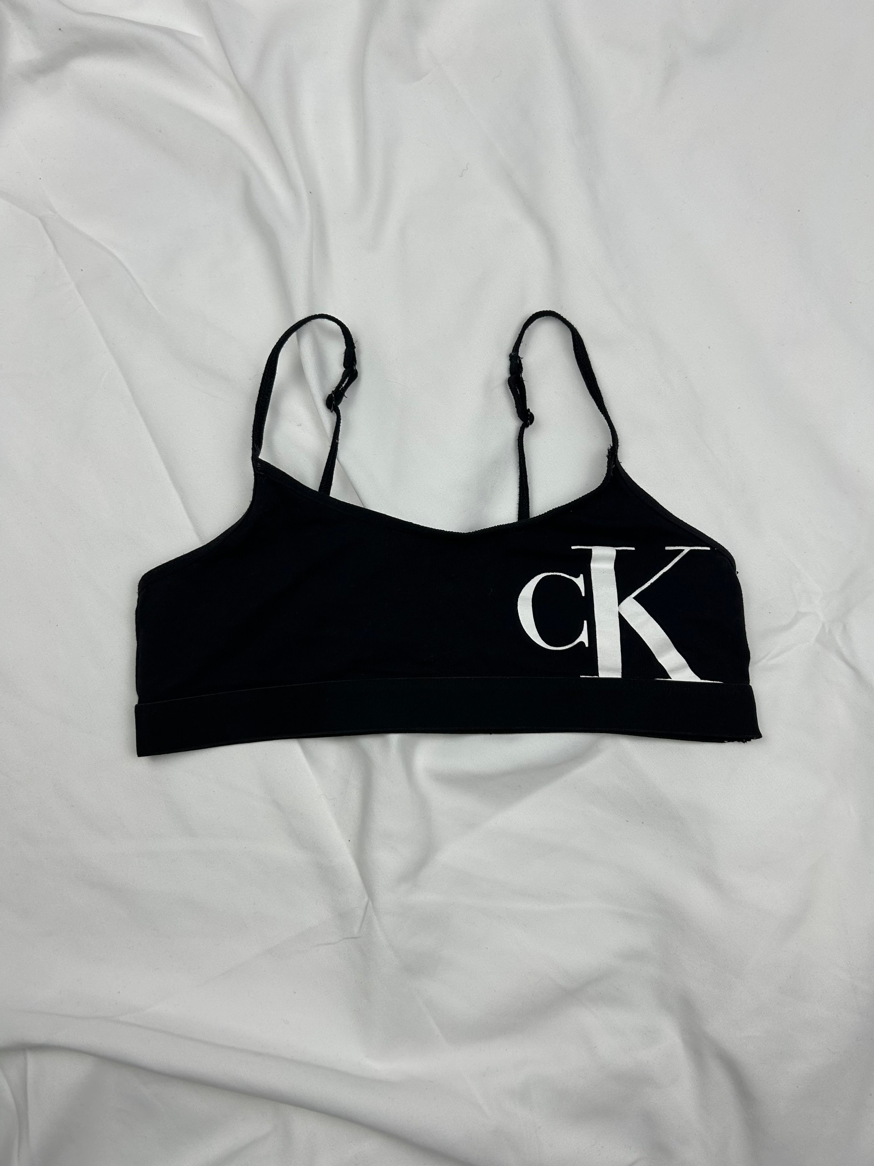 Cotton logo bra (XS)