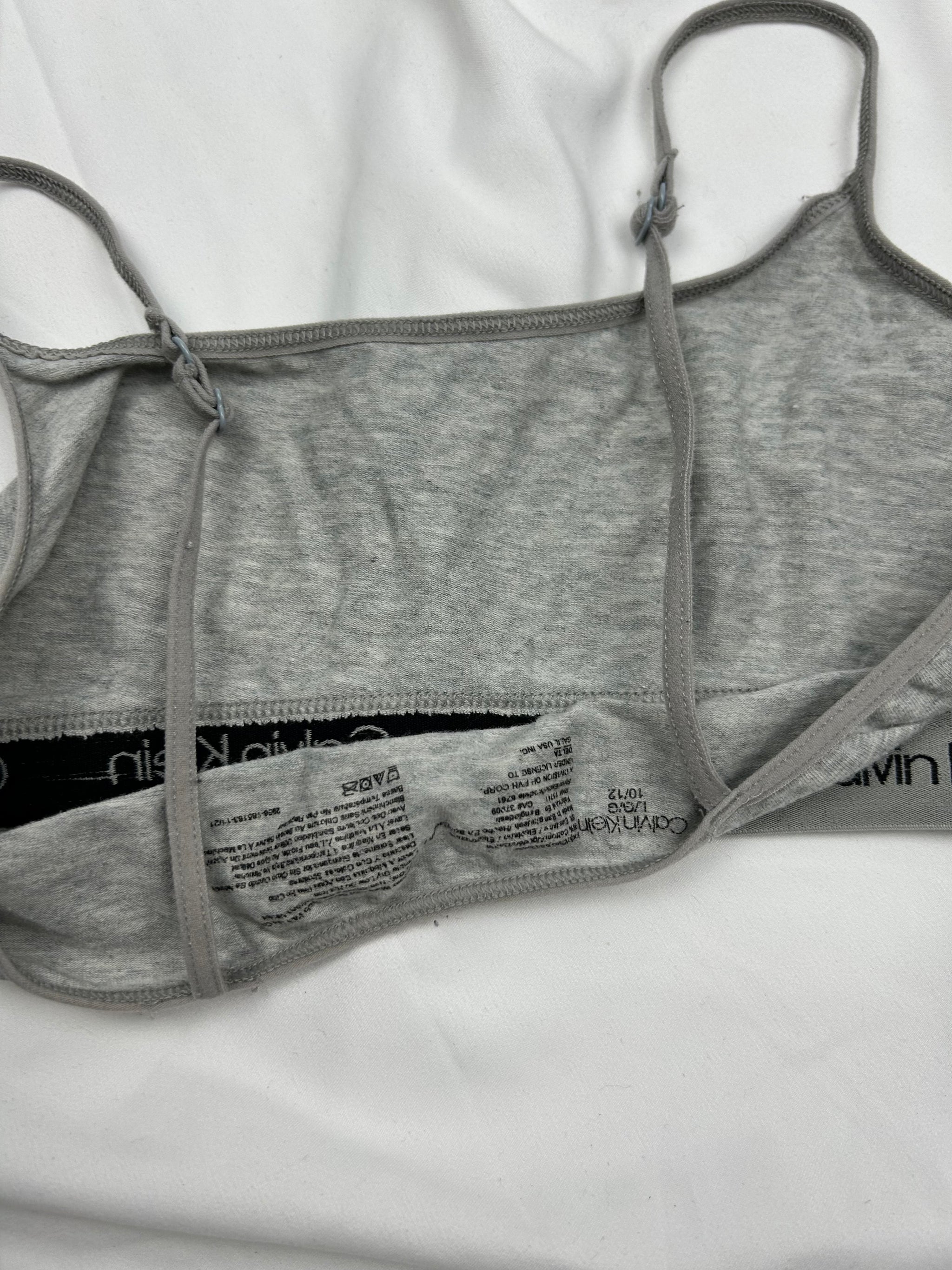 Cotton logo bra (XS)