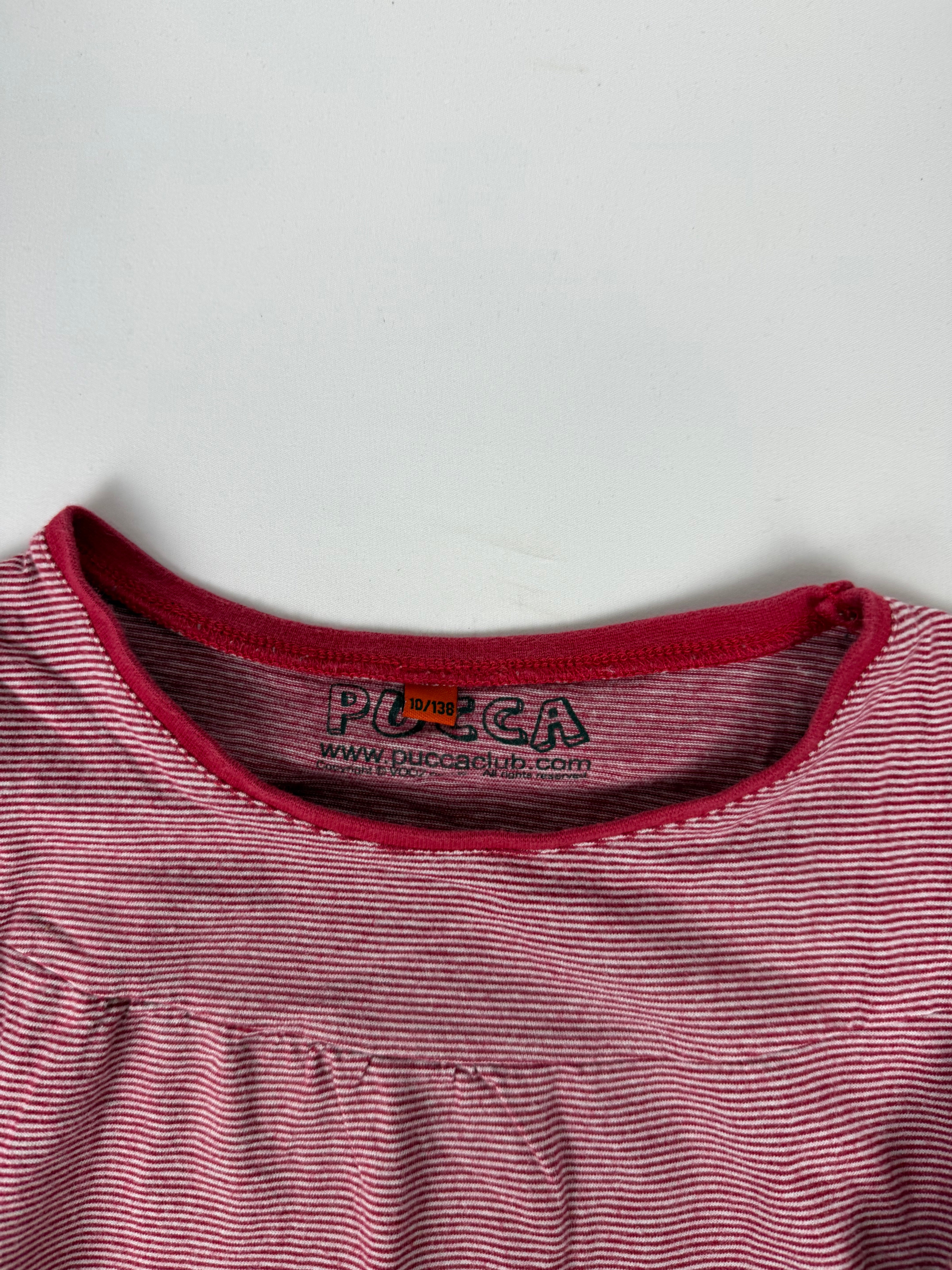 Red graphic long sleeves top (XXS)