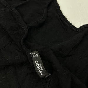 Black summer mini dress (M)