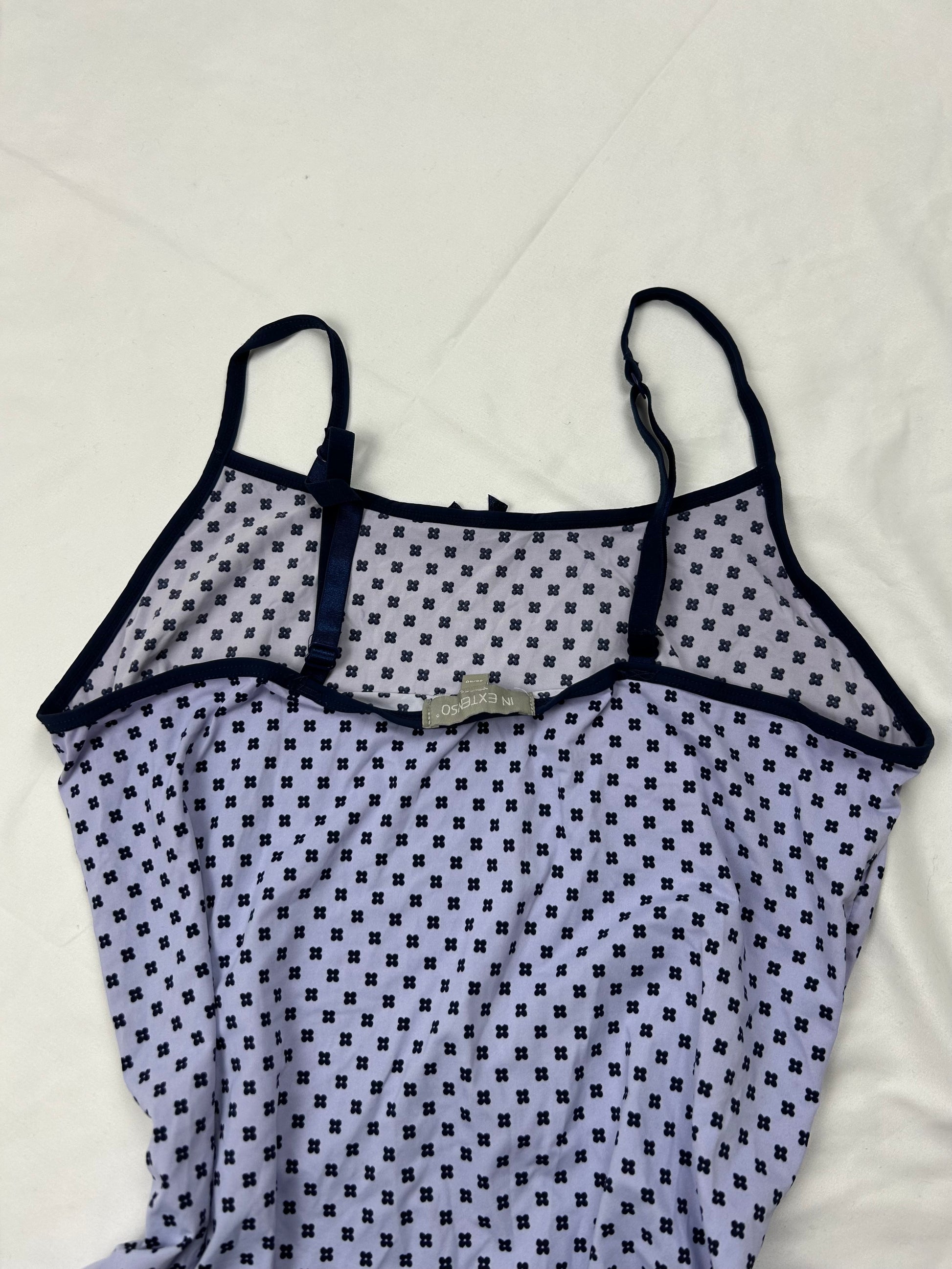 Lilac lycra babydoll mini dress (M/L)