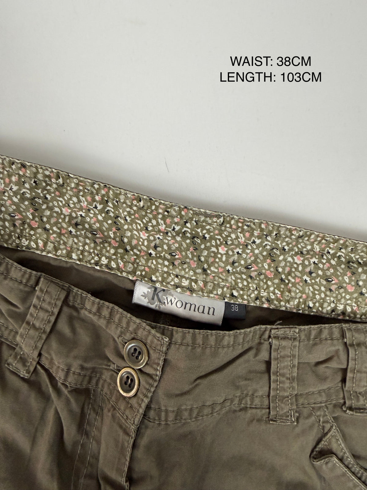 Pantalon droit taille basse en jean noir (XS)
