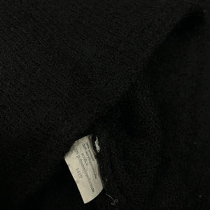 Black super soft mohair pearls jumper (M)