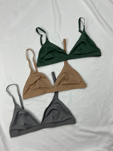 Lycra brand new triangle bra (M)