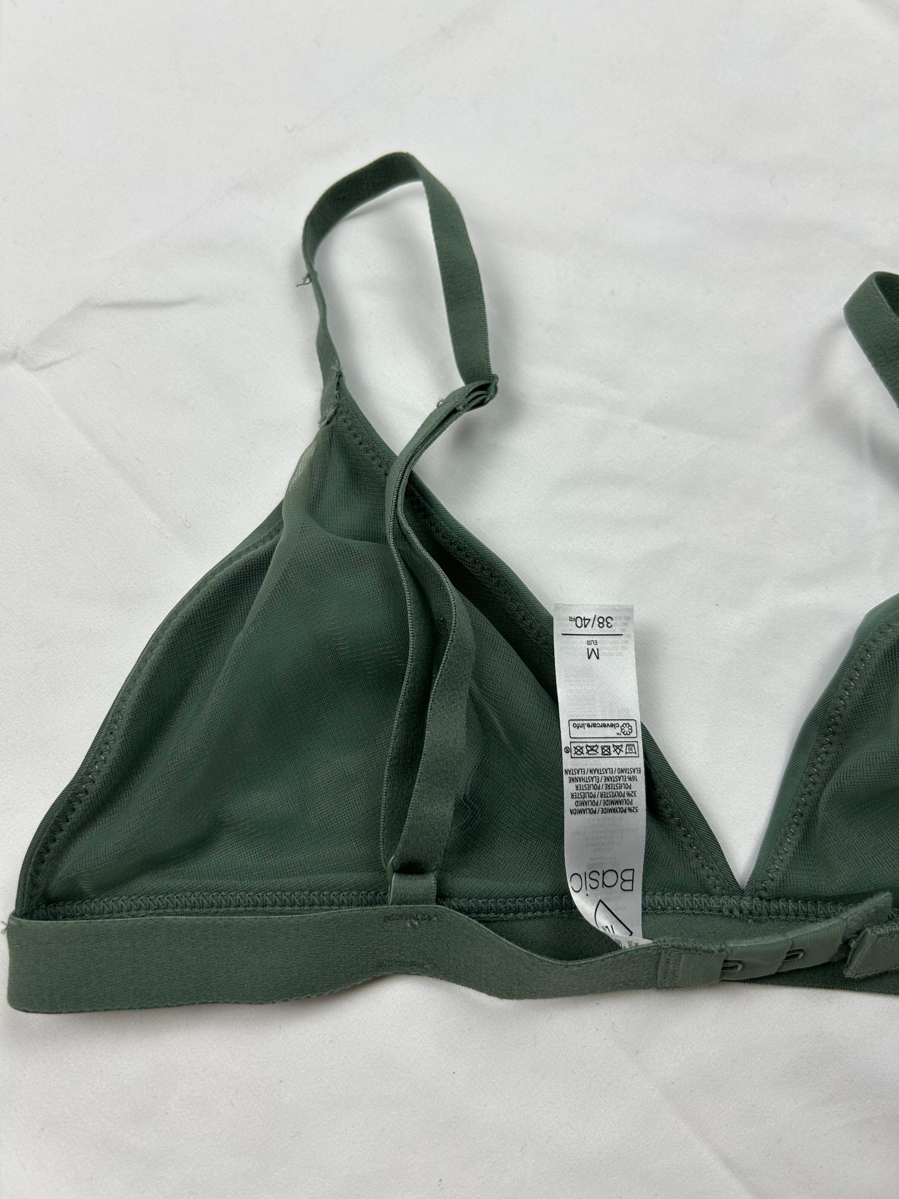 Lycra brand new triangle bra (M)