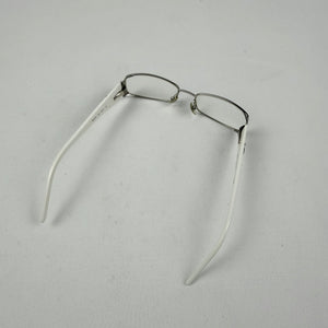 White silver logo office glasses (no prescription)