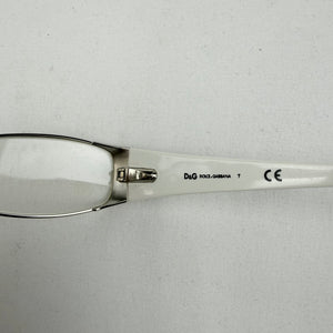 White silver logo office glasses (no prescription)